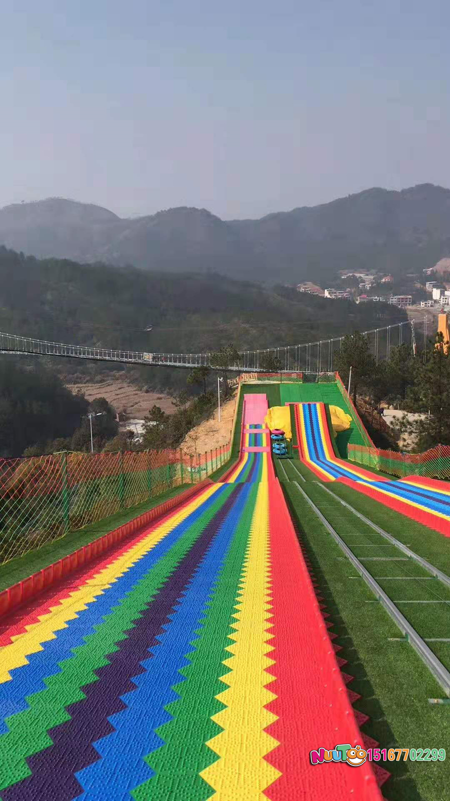 武漢七彩旱滑道如成為優質的游樂項目
